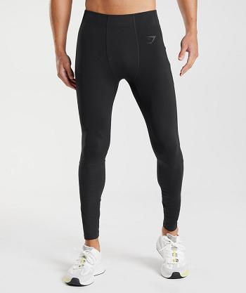 Pánské Legíny Gymshark Control Černé | CZ 2202YXF